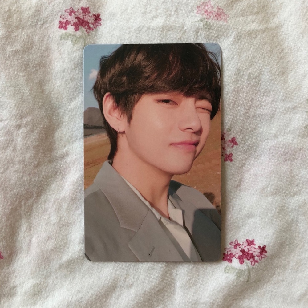BTS Taehyung love yourself photocard
